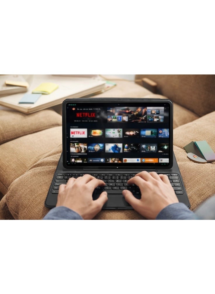 MODIO TAB 10.95 Inch Android Tablet with Keyboard Case, 5G WiFi, Dual SIM, 1280×800 Display, 10000mAh Battery – Model M91 - Image 3